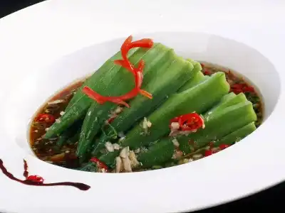 Okra w. Scallion Oil