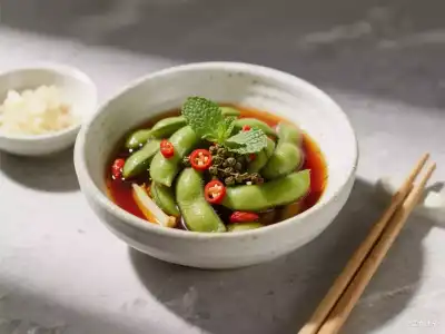 Edamame w. Sauce