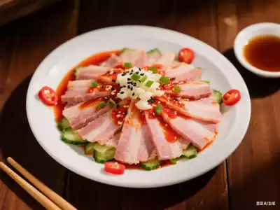 Sliced Pork Belly w. Chili Garlic Sauce