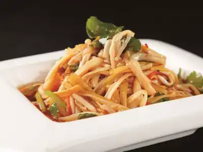 Enoki Mushroom in Chili Oil
