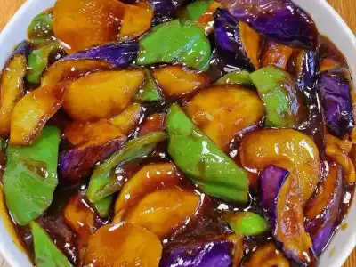 Potato, Eggplant & Green Pepper