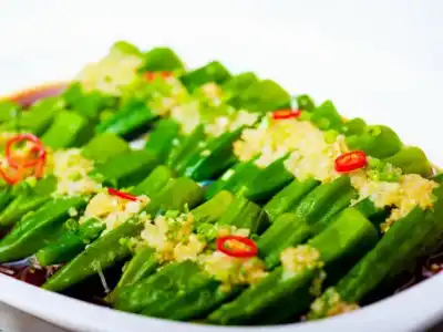 Okra & Garlic