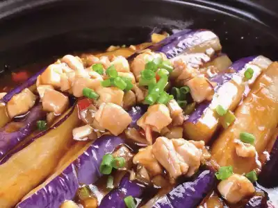 Eggplant in Garlic Sauce