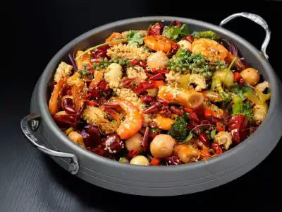 Seafood Dry Spicy Hot Pot