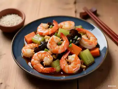 Shrimp w. Garlic Sauce